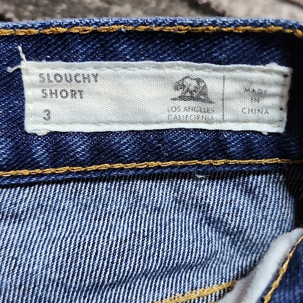 BULLHEAD DENIM CO. SLOUCHY RAW-EDGE DENIM JEAN SIZE 3 - Picture 9 of 11